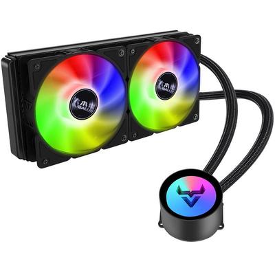 【折扣价】寒战120/360/240一体式水冷CPU散热器风扇静音炫彩CPU