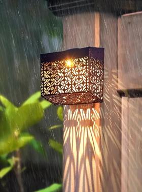 厂家直销阳能壁KW-20260灯户外庭院园景观装小花篱笆灯家饰用太镂