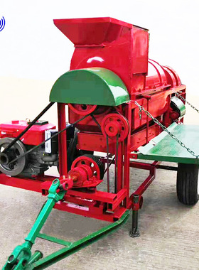 改装pto大豆脱粒机多用玉米谷子打粒扬场机低转速高梁脱粒