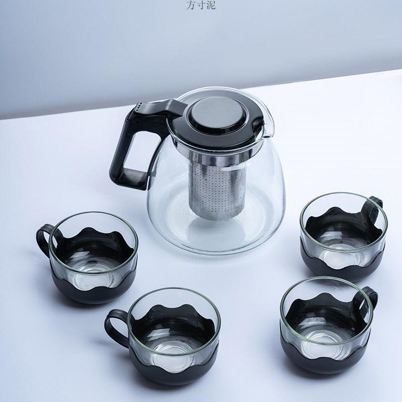 泡茶壶大容量茶水分离器过滤网耐高温不锈钢水功夫泡茶壶套装