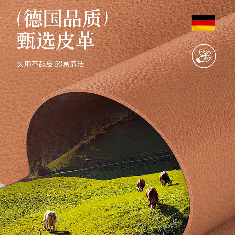 2025新款轻奢高级感皮革桌垫可定制防水鼠标垫电脑键盘.桌面保护