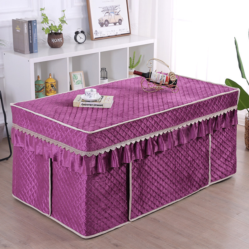 长方形电炉罩烤火桌布新款烤火炉罩子电暖炉桌子取暖桌套茶几套罩