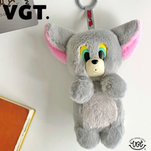 【现货】VGT猫和老鼠汤姆宝宝圣诞礼物DIY娃衣背包挂件毛绒公仔