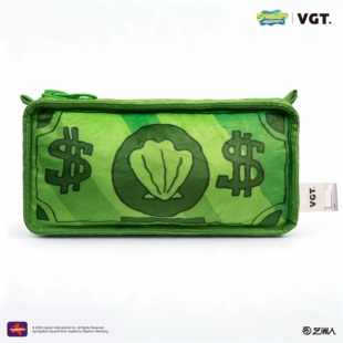 VGT比奇堡的钞票抱枕-贝壳钱款腰枕收纳包沙发靠枕新年送人礼物