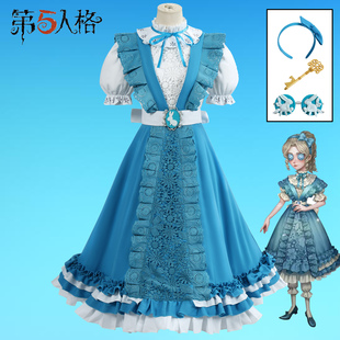 喵酱 第五人格cos服记者爱丽丝cosplay服装女二次元游戏全套假发