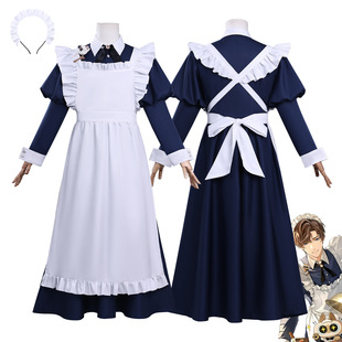 未定事件薄cos服小豆泥联动左然男仆装密约千层cosplay服装动漫