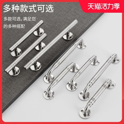 实心不锈钢明装五金中式拉手把手工具大门防盗门拉把手家具拉手