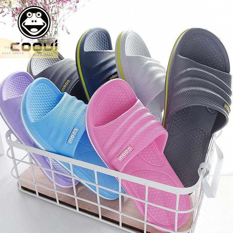 COQUI酷趣凉拖鞋男女情侣软底防滑居家室内家用男士拖鞋夏季包邮