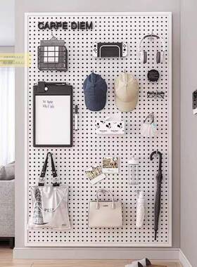 磁吸式铁洞洞孔板置物架货架可定制宿舍墙上五701225金工挂具墙板
