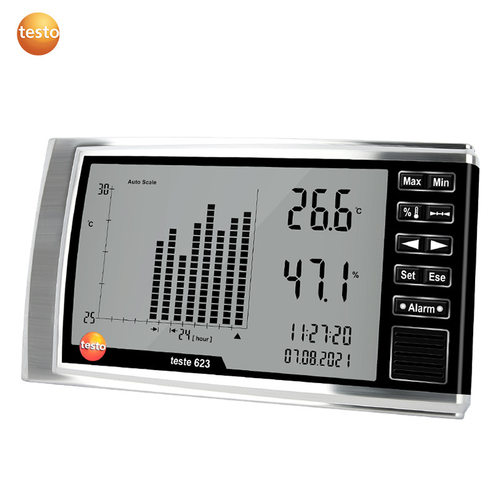 德图testo622温湿度计高精度实验室大屏幕电子大气压力表工业