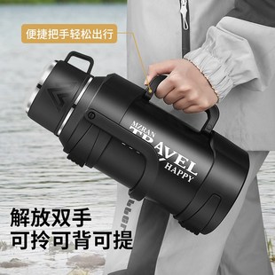 保温壶大容量户外保温杯大号便携水壶316不锈钢水杯车载家用暖瓶