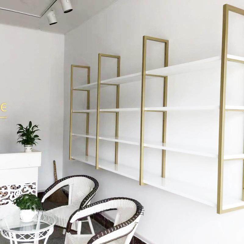 墙上置物架铁艺货架HHJ壁式挂书架现代简约多货层架示展架隔板陈