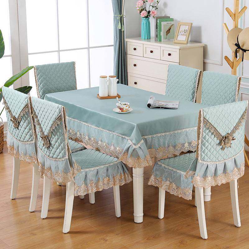 中椅套垫套装餐椅套垫家用简椅约现代BRG式桌椅套布艺餐桌椅子罩