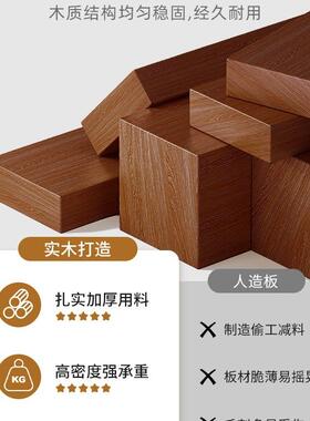 沙发边柜小方桌实木小几TJS桌方子客厅家茶用正形腿边几角几简约