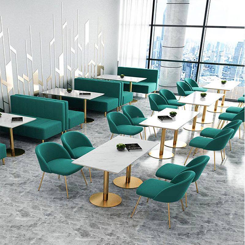 西餐厅专桌子用椅子整套装商卡座沙发轻奢餐饮心豹饭快店用桌椅组