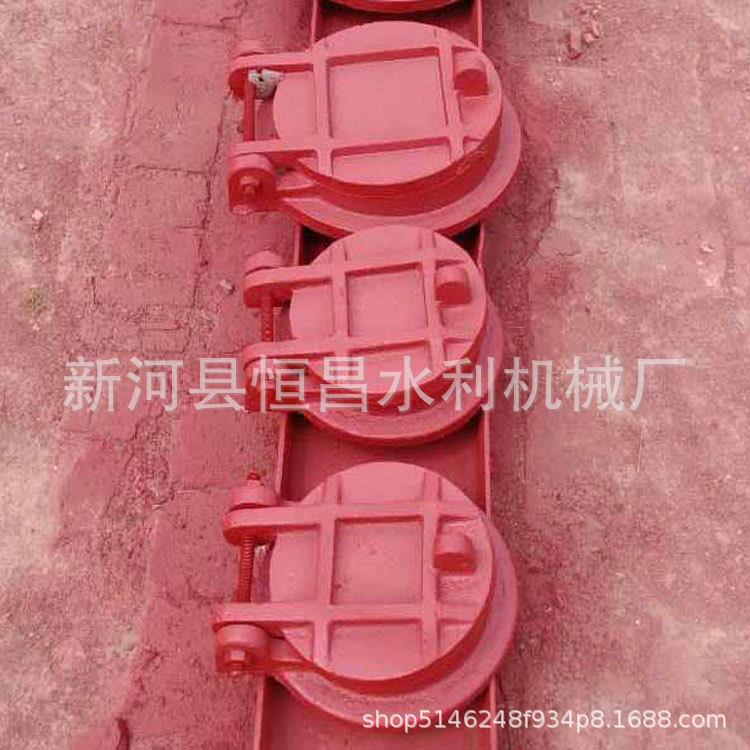 环机保钢制闸门铸铁启闭小型圆门拍LQZ铸拍铁门拱形闸门