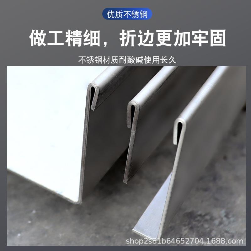 304不锈钢线性排水沟成品地沟U型槽缝隙式厨房下水道阴沟水槽盖板