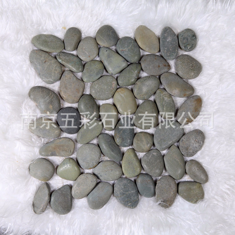 鹅卵石雨花石马赛克简便铺地贴墙
