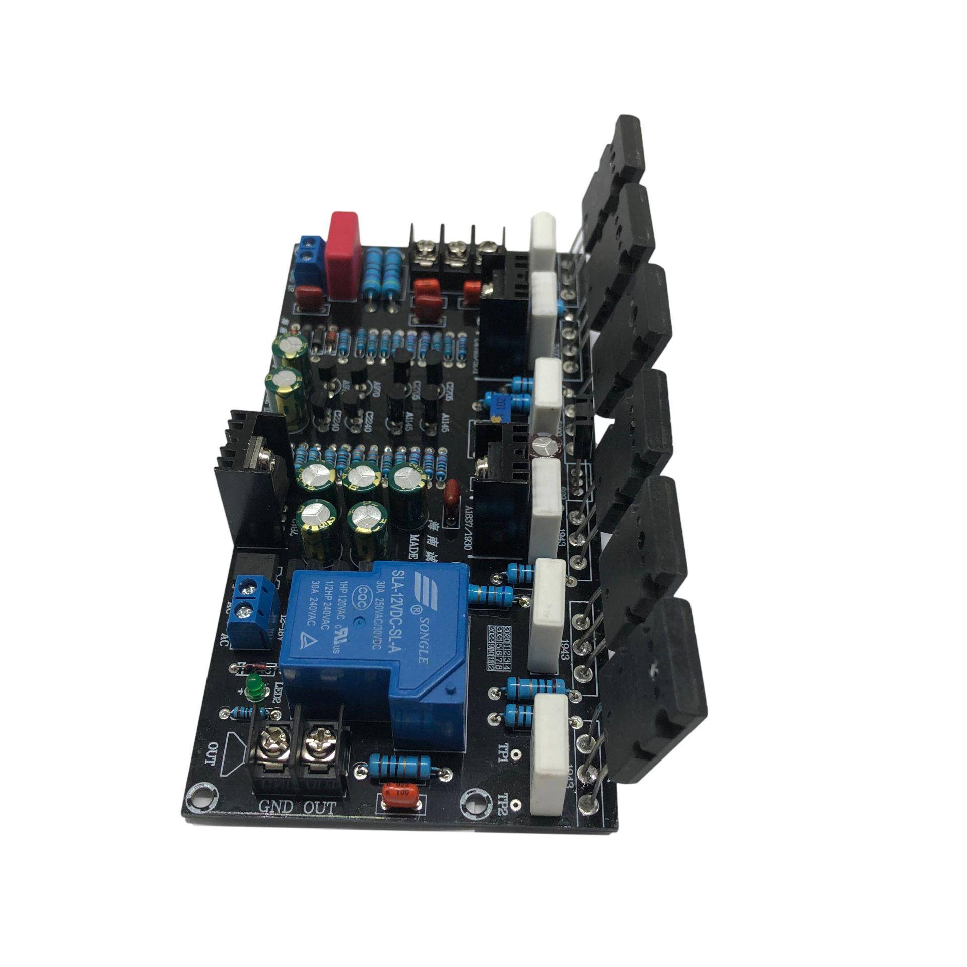 单声道300W功放9板143+5200后级功板使带喇TAO叭保护电路设计放用