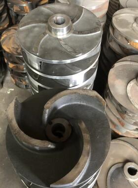 Z液下渣WHJ浆泵轮VZJQ潜水渣浆泵叶轮65QV100R8Y0LP立式渣浆泵叶