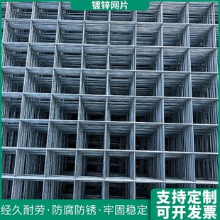 镀锌铁丝网片网格隔离养殖网铁丝防护钢丝加粗围栏小格铁网片电焊