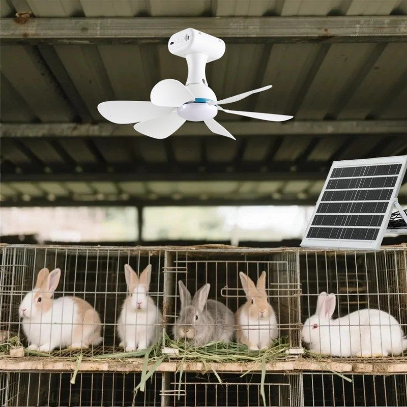 太阳能风扇灯动物专用养殖大功率急速降温长续航兔鸡狗牛羊猪风扇,家装灯饰光源,风扇灯,淘宝优惠券,粉丝福利购,淘宝优惠卷