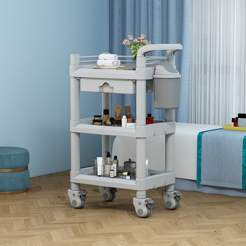 美容车美容院专用手推工具车美容C小气泡仪器车小推车置物架子工