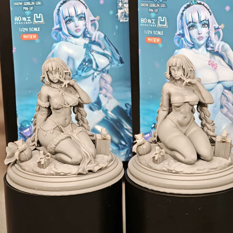 微缩模型 雕塑 gk  艾拉 eirra 75mm pinup系列 罗宁艺术授权正版