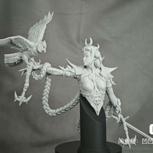 半身像 官涂是lan画 奈克索里亚 先驱 血蚀 微缩模型雕塑胸像