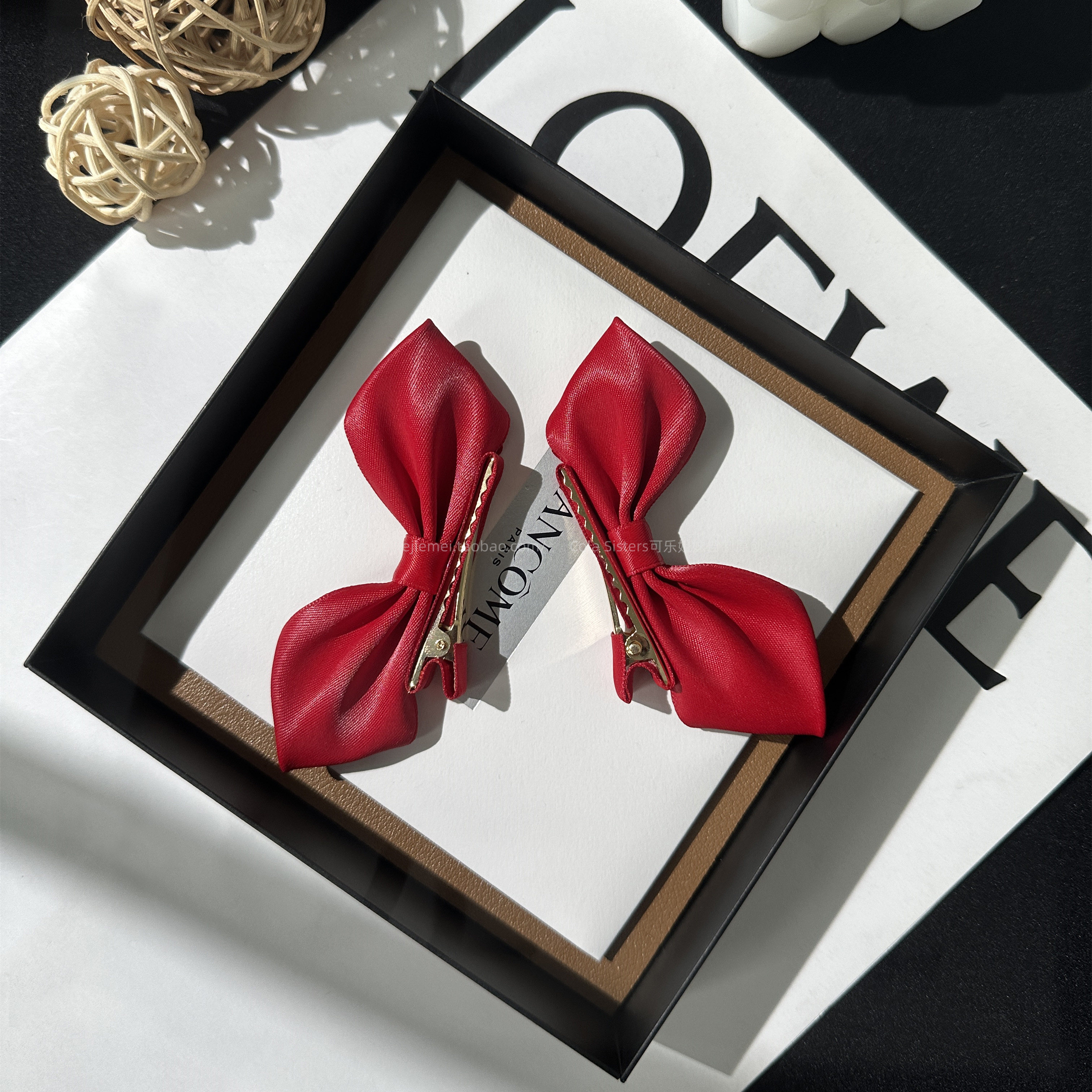 【3件8折】可爱儿童蝴蝶结发夹女童公主发卡宝宝发饰2026新款头饰