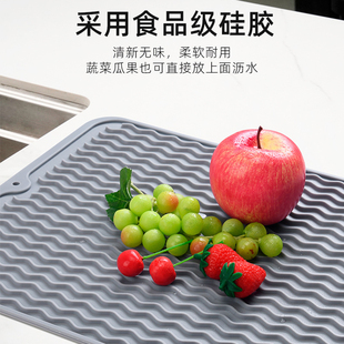 微波炉长方形硅胶垫厨房台面烤箱防烫垫隔热垫垫防油垫防滑垫子柜