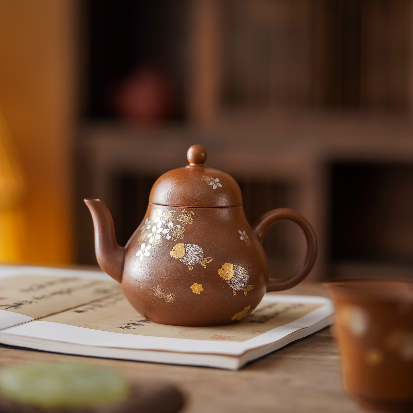 老岩泥茶壶高档陶瓷不烫手泡茶器