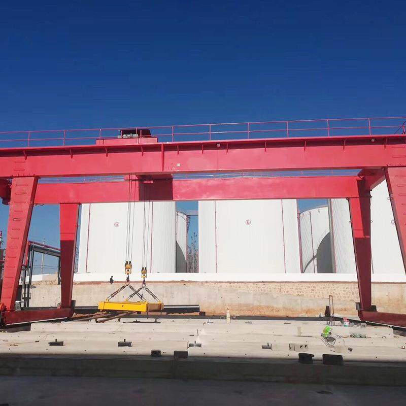 集装箱龙门吊工业厂房铁路码头40.5T轨道式集装箱门式起重机