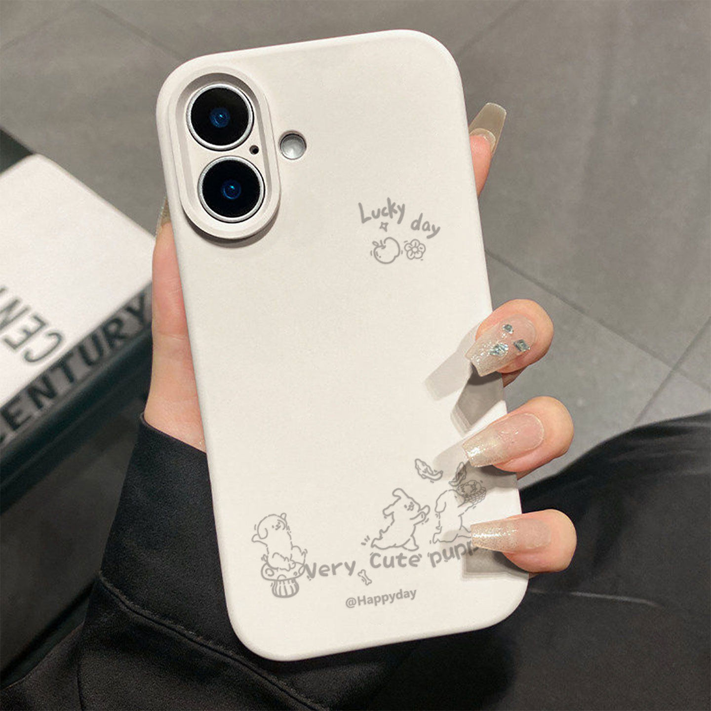 蔬菜小狗适用于苹果17promax手机壳液态硅胶iPhone16pro保护套情侣15新款创意14超好看独特13全包12超火软壳