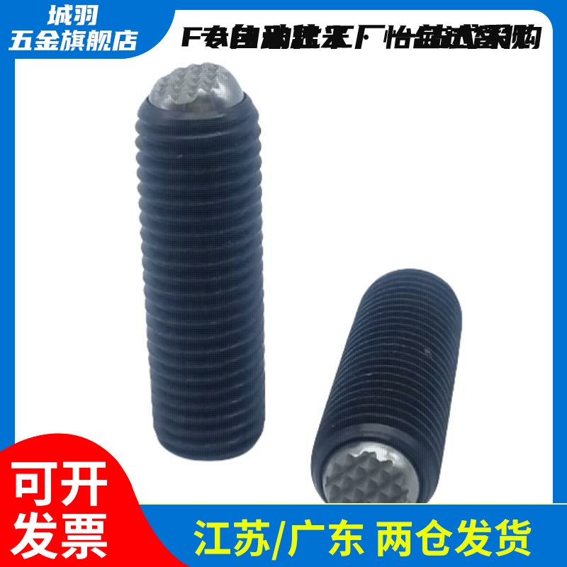 动向钢珠螺杆 齿面型锁紧螺丝 FSMG6-M16 无弹簧滚动波珠 PT16C