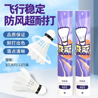 耐打羽毛球12只装正品不易打烂