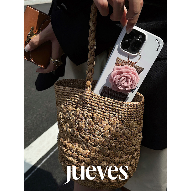 JUEVES星期四草编包iPhone14Pro手机壳16pro单
