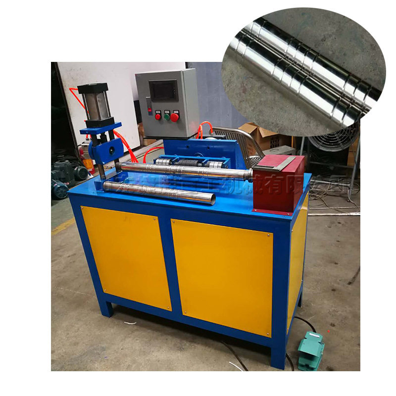 小型台式圆管竹节压痕机 全自动气动压花机 数控桌椅凳脚压花机