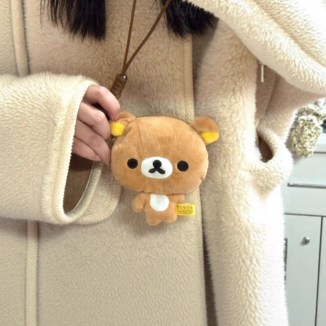 中古轻松熊San-x创意收纳包可爱卡通零钱包便捷随身收纳包包,模玩/动漫/周边/娃圈三坑/桌游,动漫挂件/文具,淘宝优惠券,粉丝福利购,淘宝优惠卷