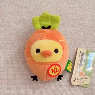 胡萝卜鼻孔鸡手玉毛绒玩偶玩具公仔娃娃可爱卡通萌物