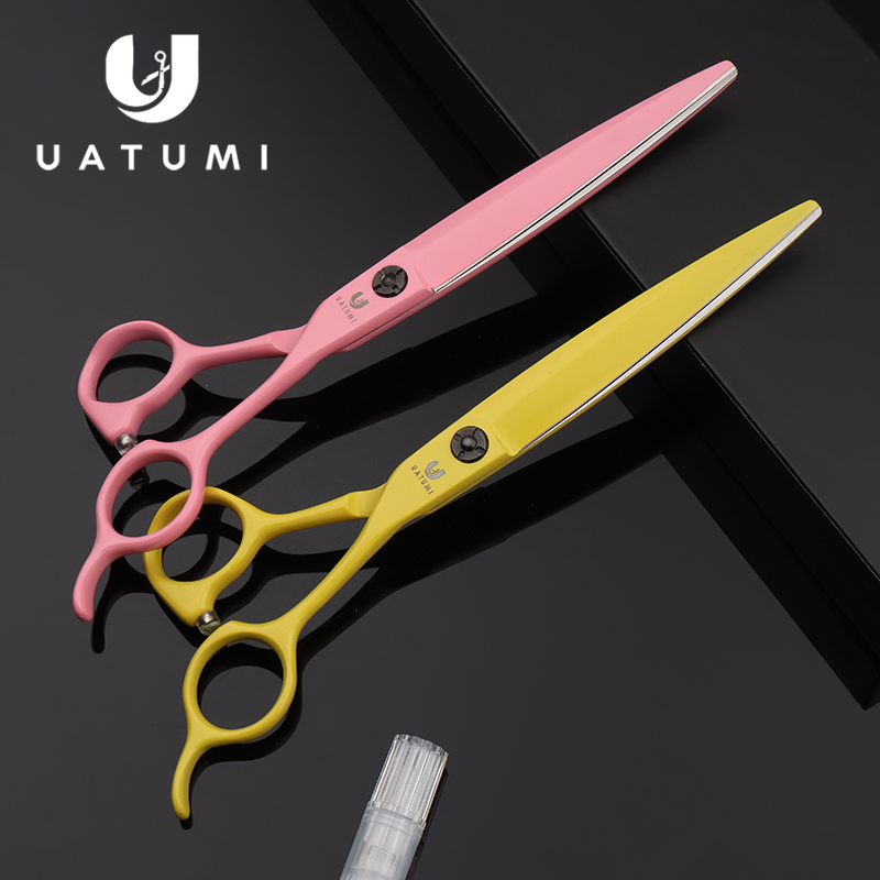 UATUMI 专业美发剪刀7寸发型师专用理发店发廊专用剪刀平剪打薄