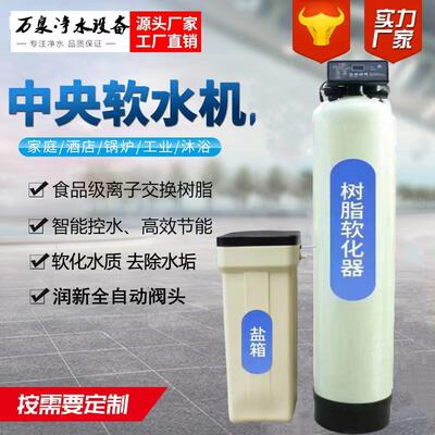 锅炉软化水处理设备全自动工业除垢硬水软化过滤器商用软水机树脂