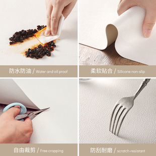 电视柜桌布防水防油免洗家用皮革餐边柜P防尘耐脏桌面防滑 新中式
