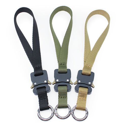 金属钥匙扣户外装备登山扣t战术背包多功能扣Molle尼龙织带挂钩扣