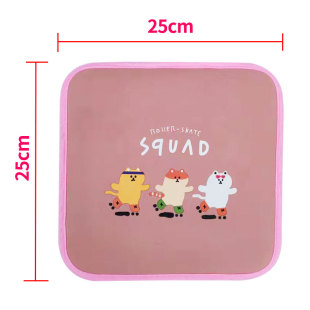 幼儿园小木椅子坐垫屁垫座垫自吸自粘凳子H垫25 25cm卡通防滑加厚