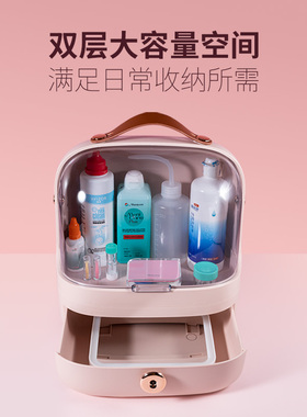 OK镜盒收纳盒iRGP硬性眼镜盒整理便携塑性塑镜角膜塑形镜护理盒箱