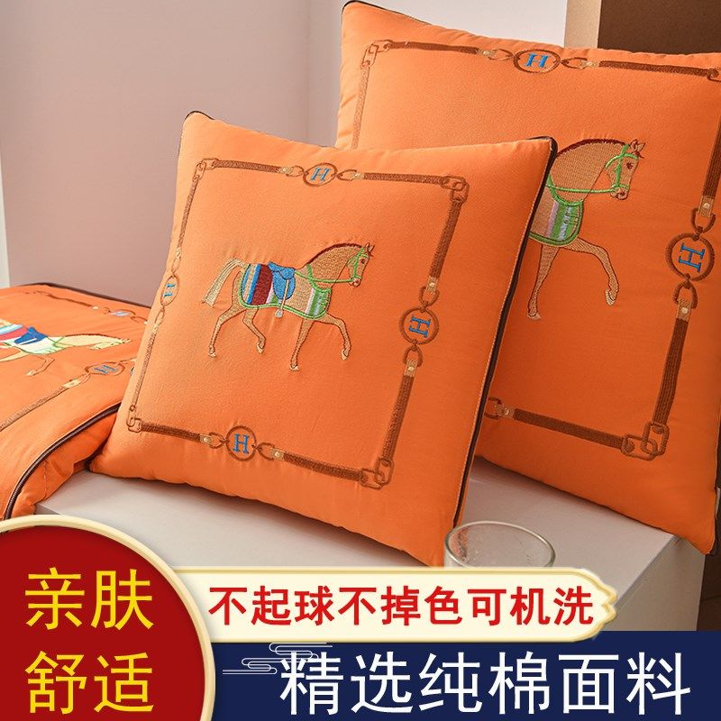 全棉两用纯棉抱枕被沙发靠垫枕头二合一办公室汽车午休Z折叠空调