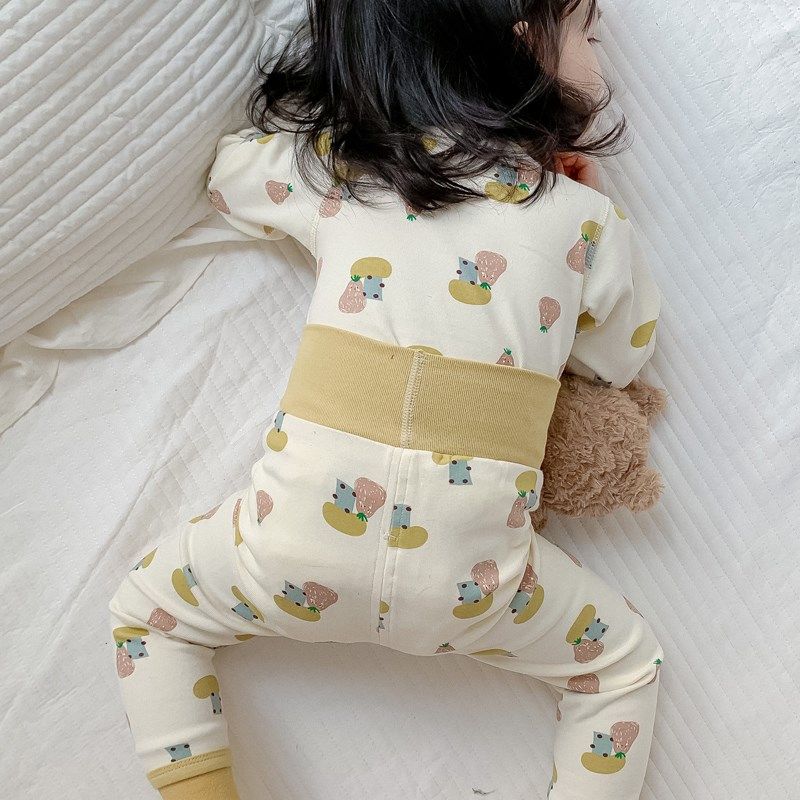 秋冬儿童保暖内衣纯棉婴儿无骨高腰秋衣宝宝全棉护肚男Z童女孩套,童装/婴儿装/亲子装,内衣套装,淘宝优惠券,粉丝福利购,淘宝优惠卷