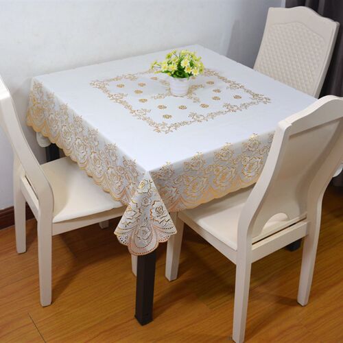 加厚四方桌桌布家用l简约pvc防水防油防烫免洗正方形餐桌塑料台布