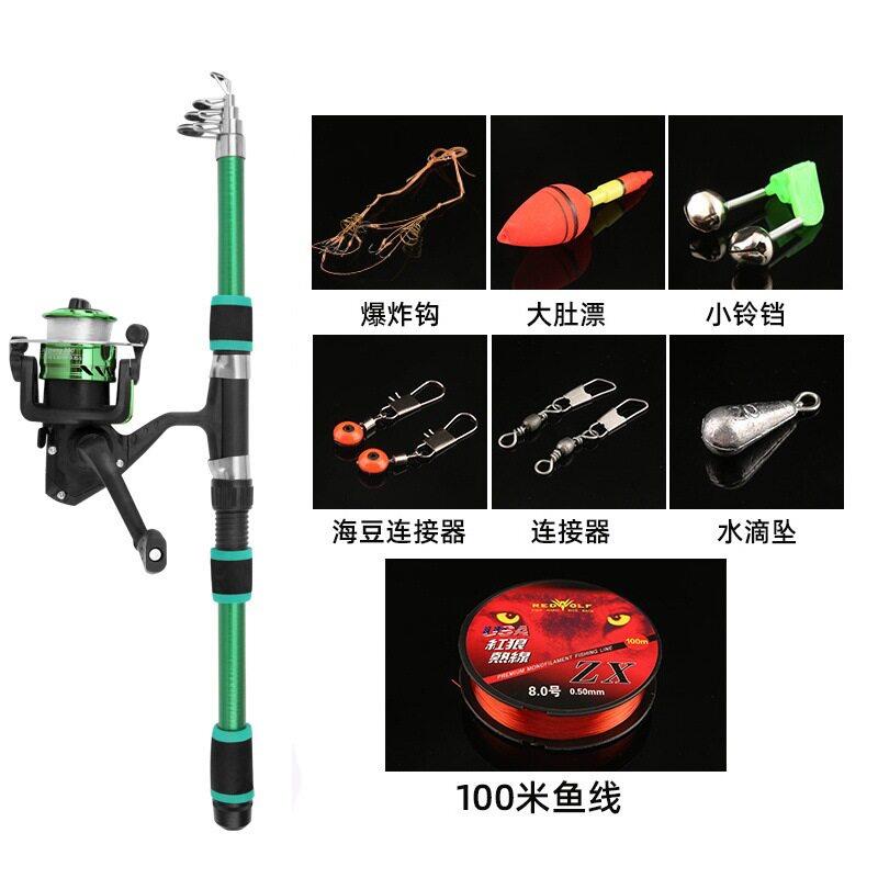鱼竿出口外贸海竿套装超硬海钓杆抛竿钓鱼甩杆海杆远投竿套装鱼具